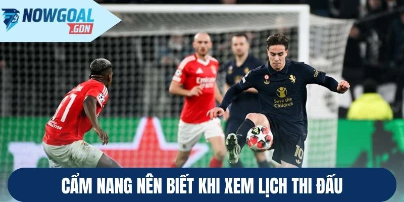 Cẩm nang nên biết khi xem lịch thi đấu